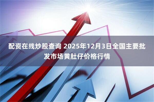 配资在线炒股查询 2025年12月3日全国主要批发市场黄肚仔价格行情